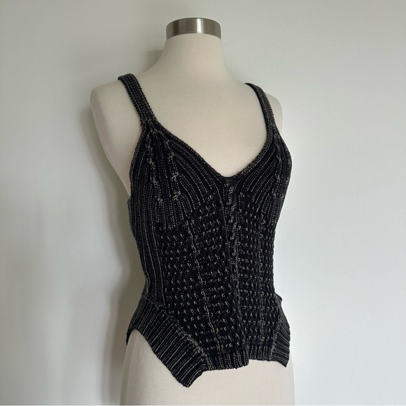 Rachel Comey Cable Knit Tank Top Sweater Sz S 100% Cotton Made In Peru - Picture 2 of 11